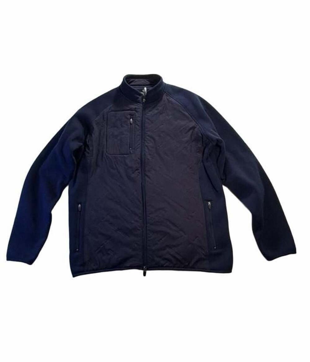 Johnnie-O Weller Lightweight Mixed Media Fleece Jacket Size L Outdoors Travel